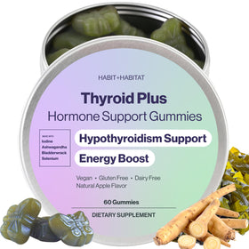 Habit + Habitat Gummy Thyroid Plus 200g vue avant avec étiquette