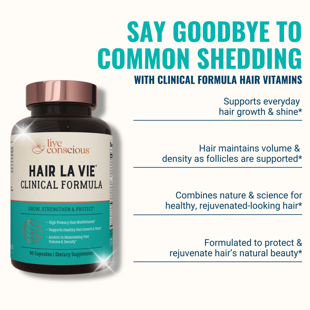 Hair La Vie Compléments Alimentaires Cheveux 90 gélules côté