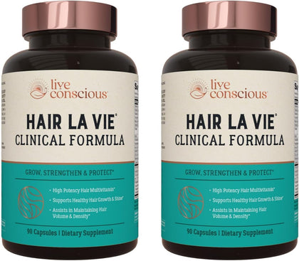 Hair La Vie Compléments Alimentaires Cheveux Biotine emballage avant