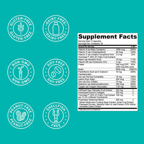 Hair La Vie Compléments Alimentaires Cheveux Biotine sur table