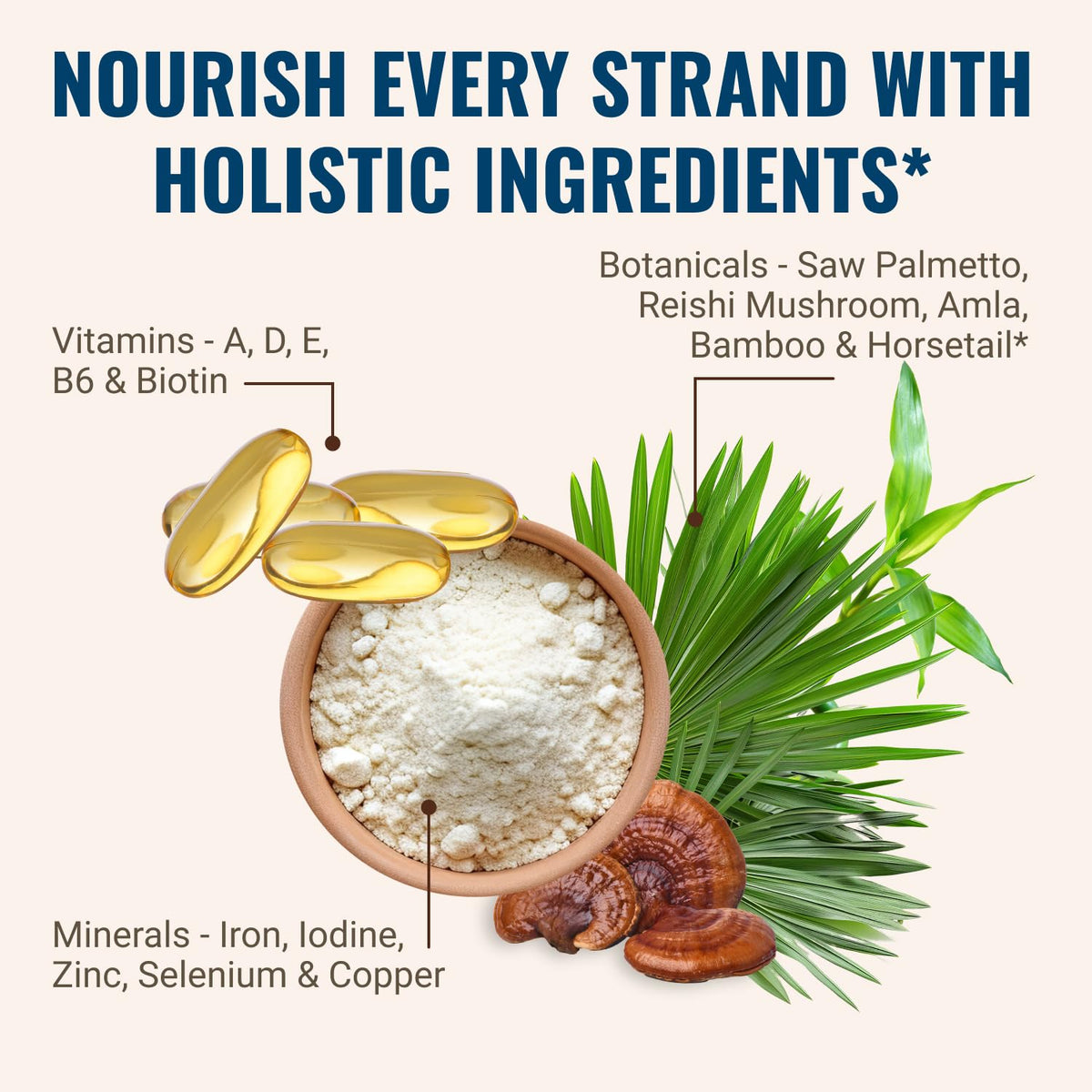 Hair La Vie Compléments Alimentaires Cheveux gélules avec des ingrédients naturels