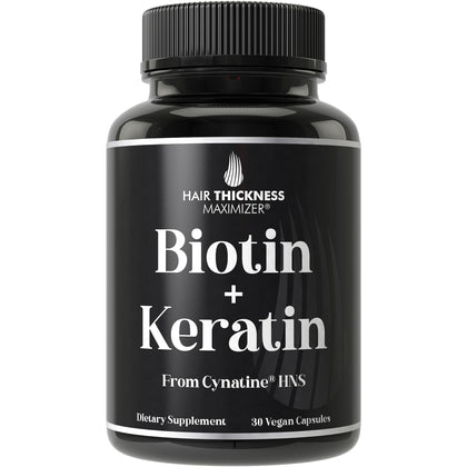 Hair Thickness Maximizer Complément Alimentaire Biotine 10000mcg vue avant