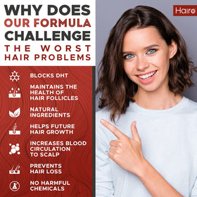 Hairo Nutrition complément cheveux DHT avec biotine et saw palmetto