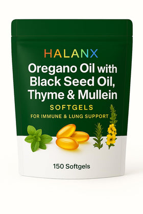 Halanx Huile d'Origan Gélules 150 Softgels vue de face
