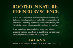 Halanx Huile d'Origan Gélules sur une table en bois