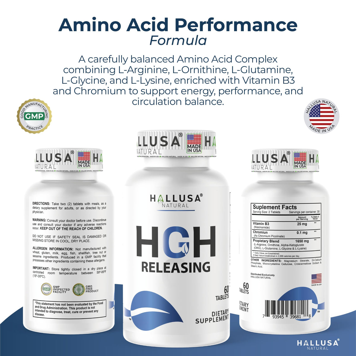 Hallusa Natural Complément Alimentaire vue de dessus