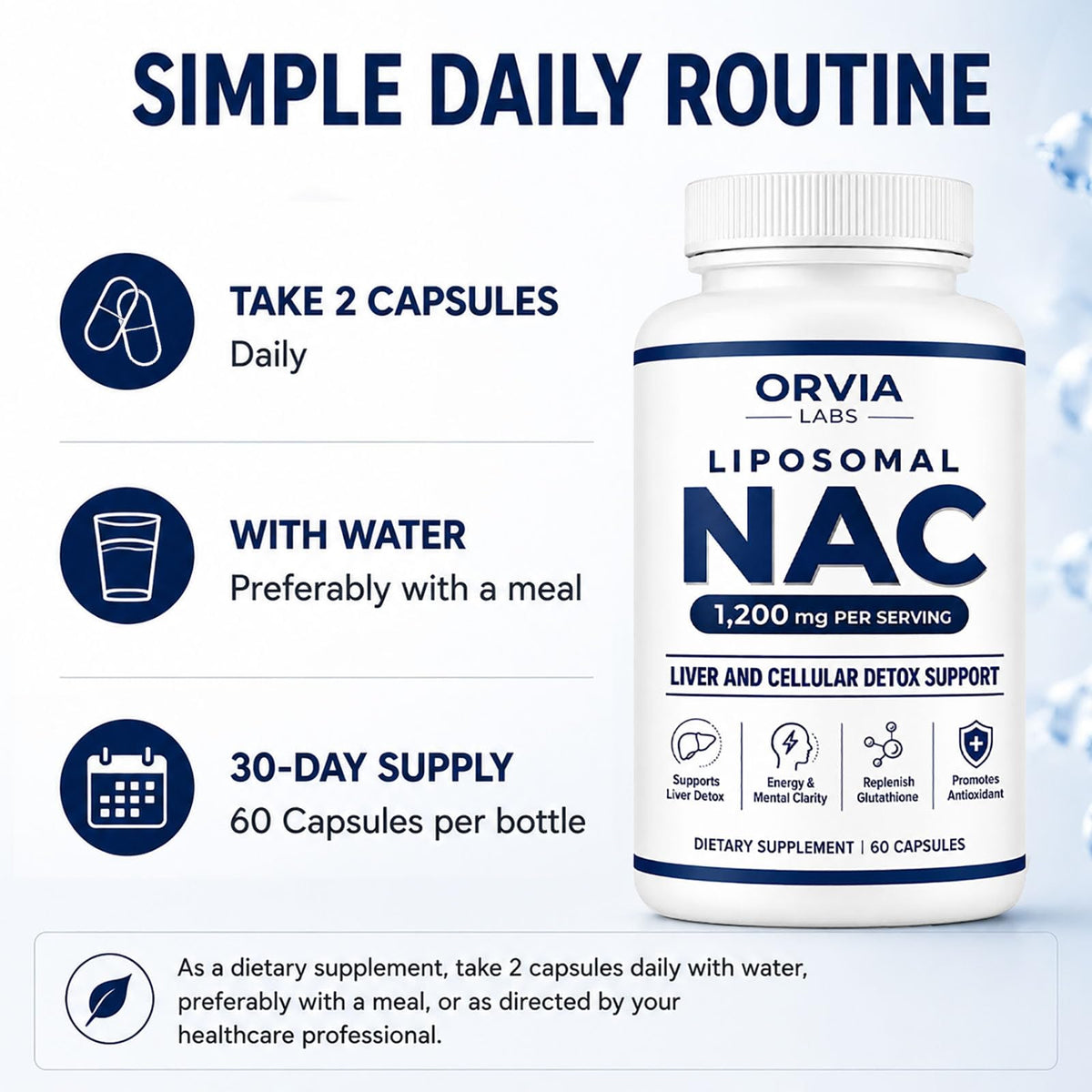 Halpilt NAC Liposomique dans une routine de bien-être