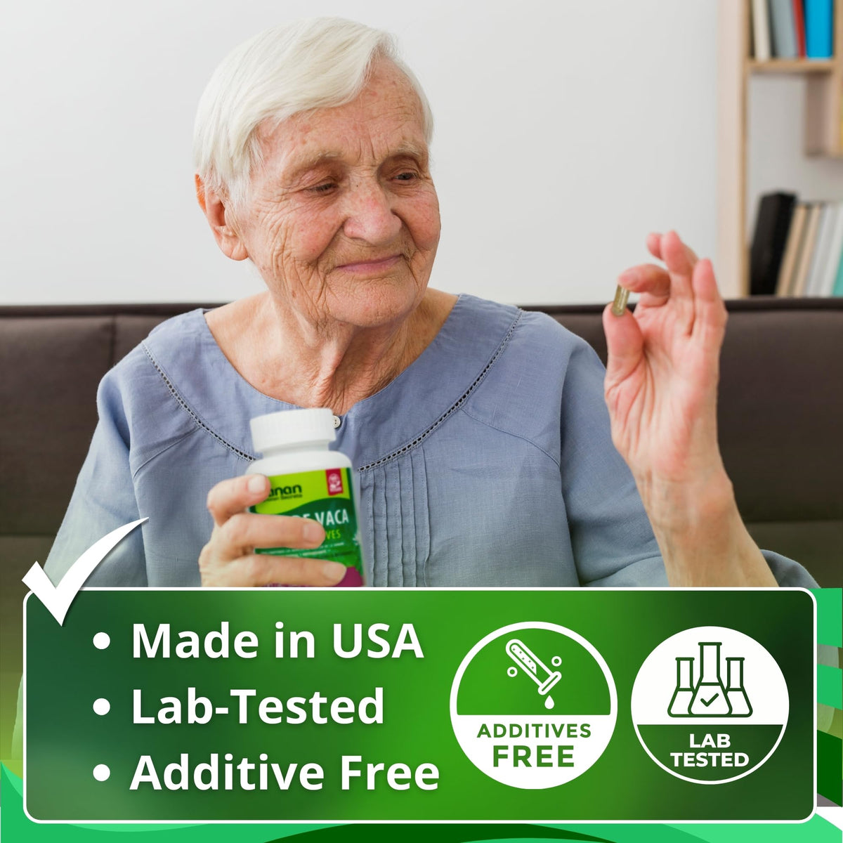 Hanan Pata de Vaca, vue arrière de l'emballage avec informations nutritionnelles