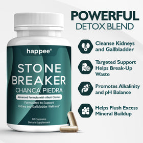 Happee Chanca Piedra 1 270 mg gélules vue arrière