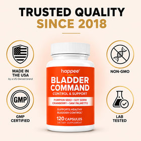 Happee Complément Alimentaire Contrôle Urinaire 1 220 mg - ingrédients
