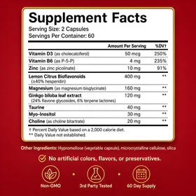 Happee Complément Alimentaire Tinnitus 120 Capsules avec des ingrédients naturels