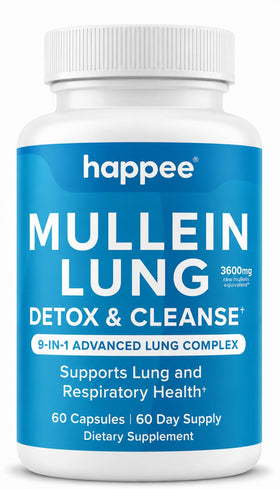 Happee Mullein complément alimentaire 9-en-1 capsule vue de face