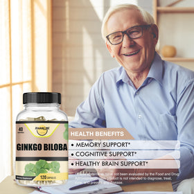 Happi Mi Nutrition Ginkgo Biloba 1800mg capsule close-up