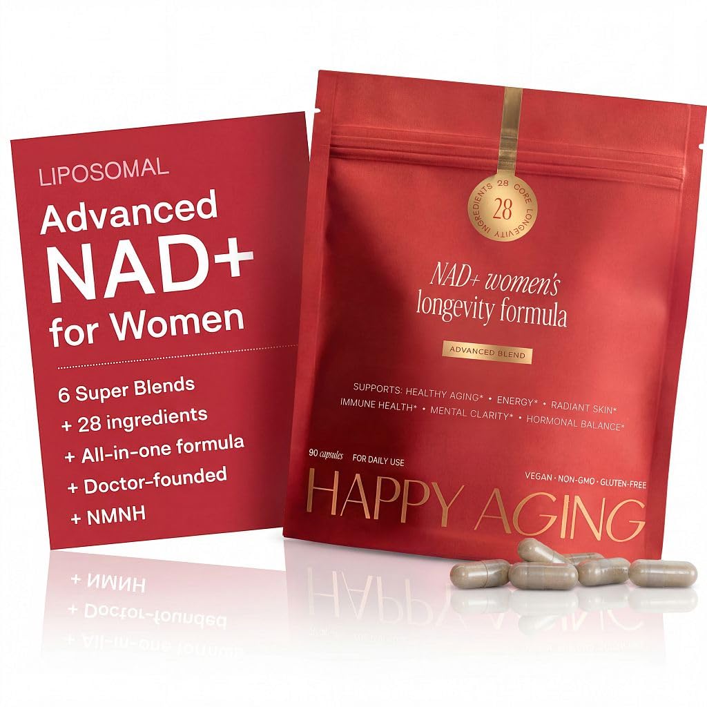 Happy Aging Complément Alimentaire NAD+ 30 capsules en boîte