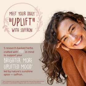 Happy Healthy Hippie Joy-Filled with Saffron 30mg bottle side view