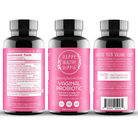 Happy Healthy Hippie Probiotique Vaginal 60 capsules en usage