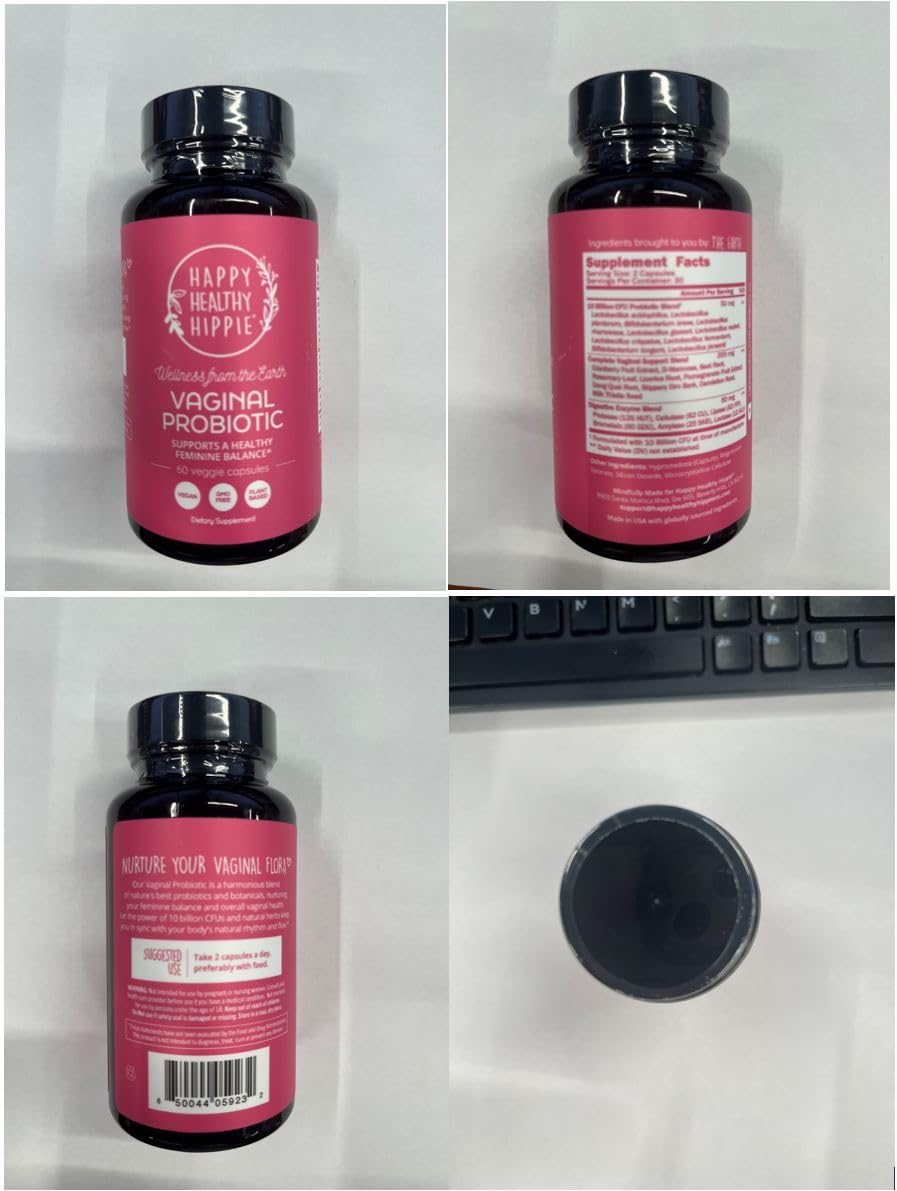 Happy Healthy Hippie Probiotique Vaginal 60 capsules près d'autres compléments