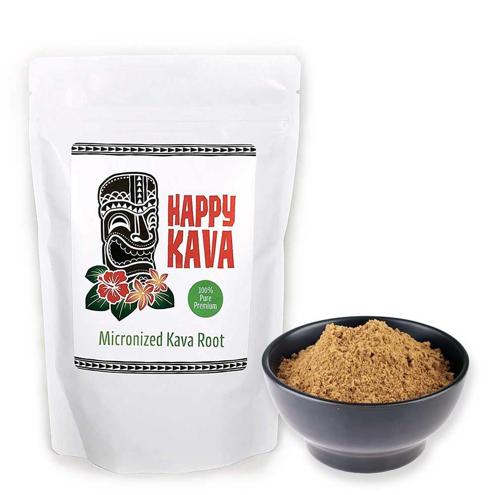HAPPY KAVA Poudre de Kava Micronisée 118g vue de face
