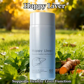 Happy Liver Chardon-Marie avec étiquette visible
