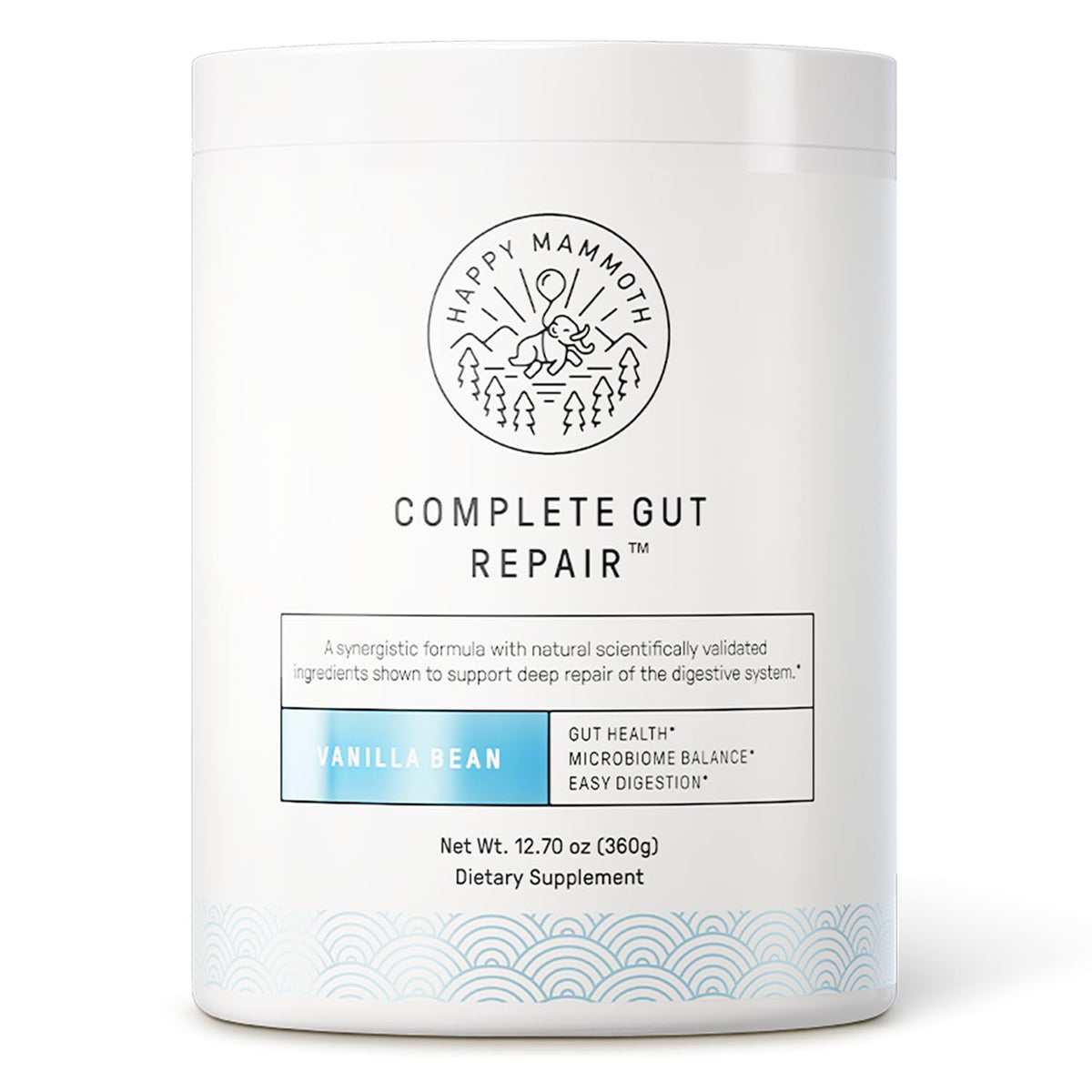 Happy Mammoth Réparation Intestinale 472g - vue avant du produit