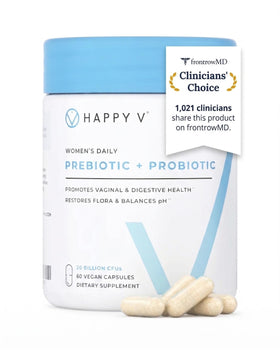 Happy V Probiotiques Vaginales 30 capsules vue de face