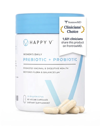 Happy V Probiotiques Vaginales 30 capsules vue de face