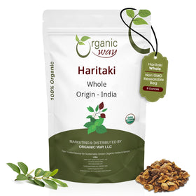 Haritaki Entier Organic Way 245g, vue avant du paquet