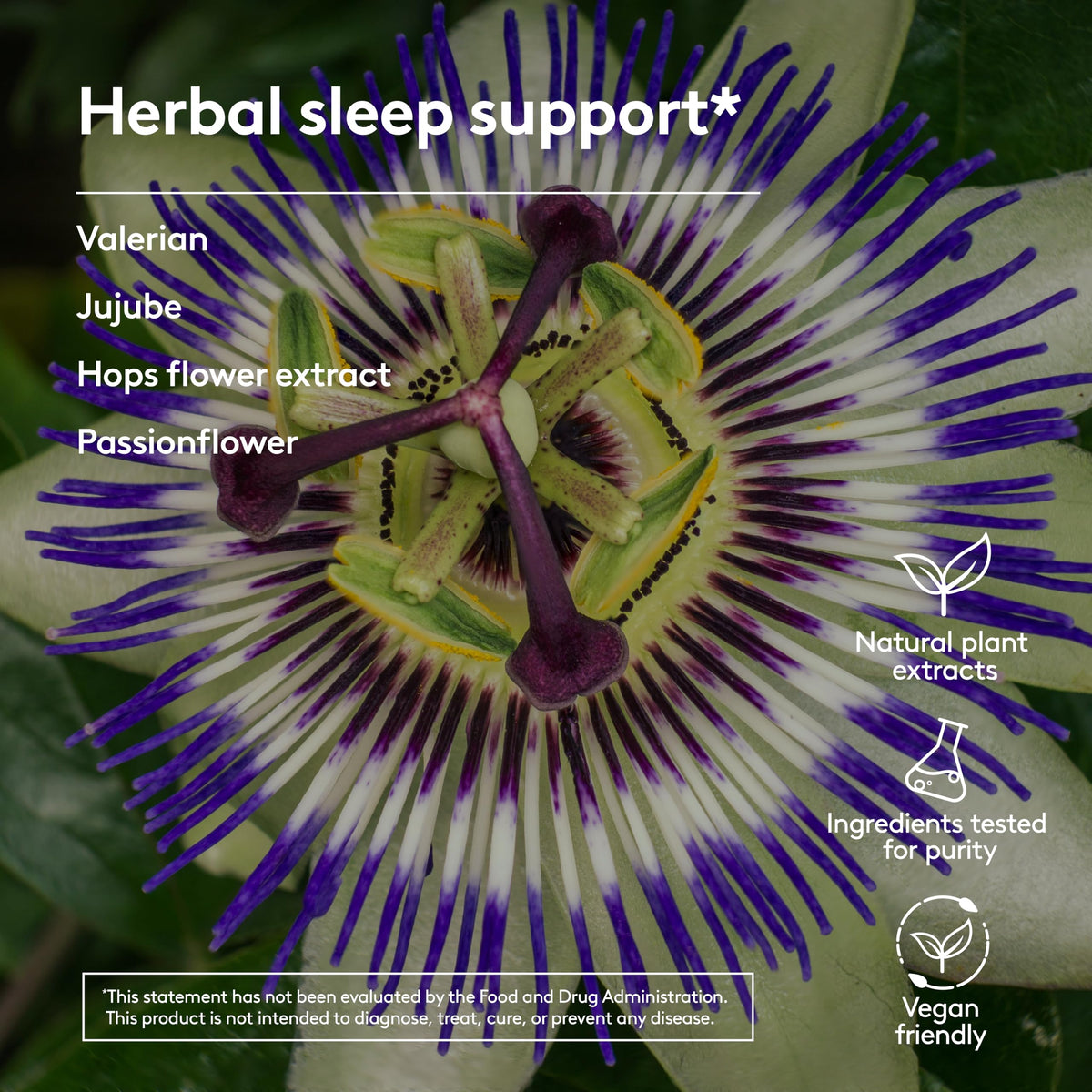 Harker Herbals Sirop Calm & Sleep 200ml - flacon sur fond neutre