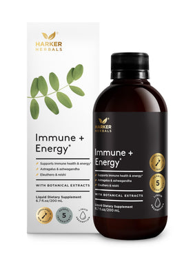 Harker Herbals Sirop Énergie + daily wellnessé 200ml vue de face