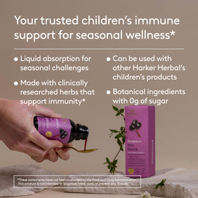Harker Herbals Sirop Enfant Bien-être 150 ml avec ingrédients