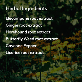 Harker Herbals tonic soutien respiratoire sur une table en bois