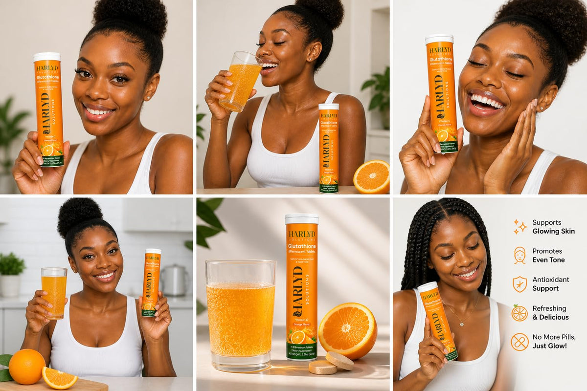 HARLYD SOLUTIONS L-Glutathione comprimés effervescents avec étiquette