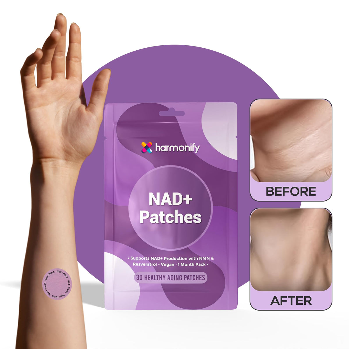 HARMONIFY patch NAD+ et accessoires de bien-être
