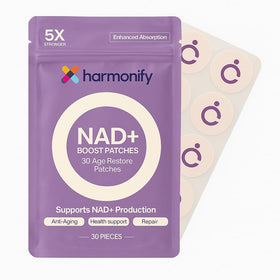 HARMONIFY patch NAD+ vue avant avec ingrédients visibles