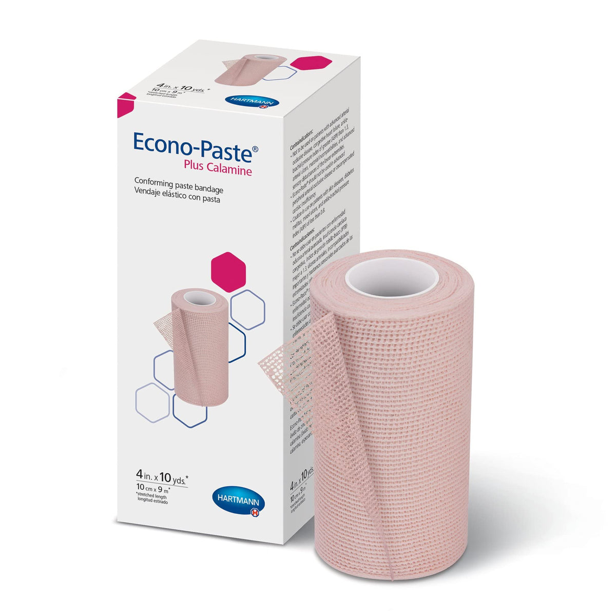 HARTMANN H Econo-Paste Bandage en Zinc-Oxyde, vue de face