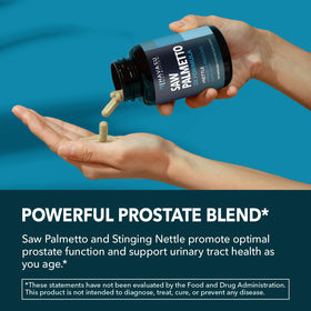 HAVASU NUTRITION Complément Saw Palmetto et Racine d'Urtiquaire, vue latérale de l'emballage