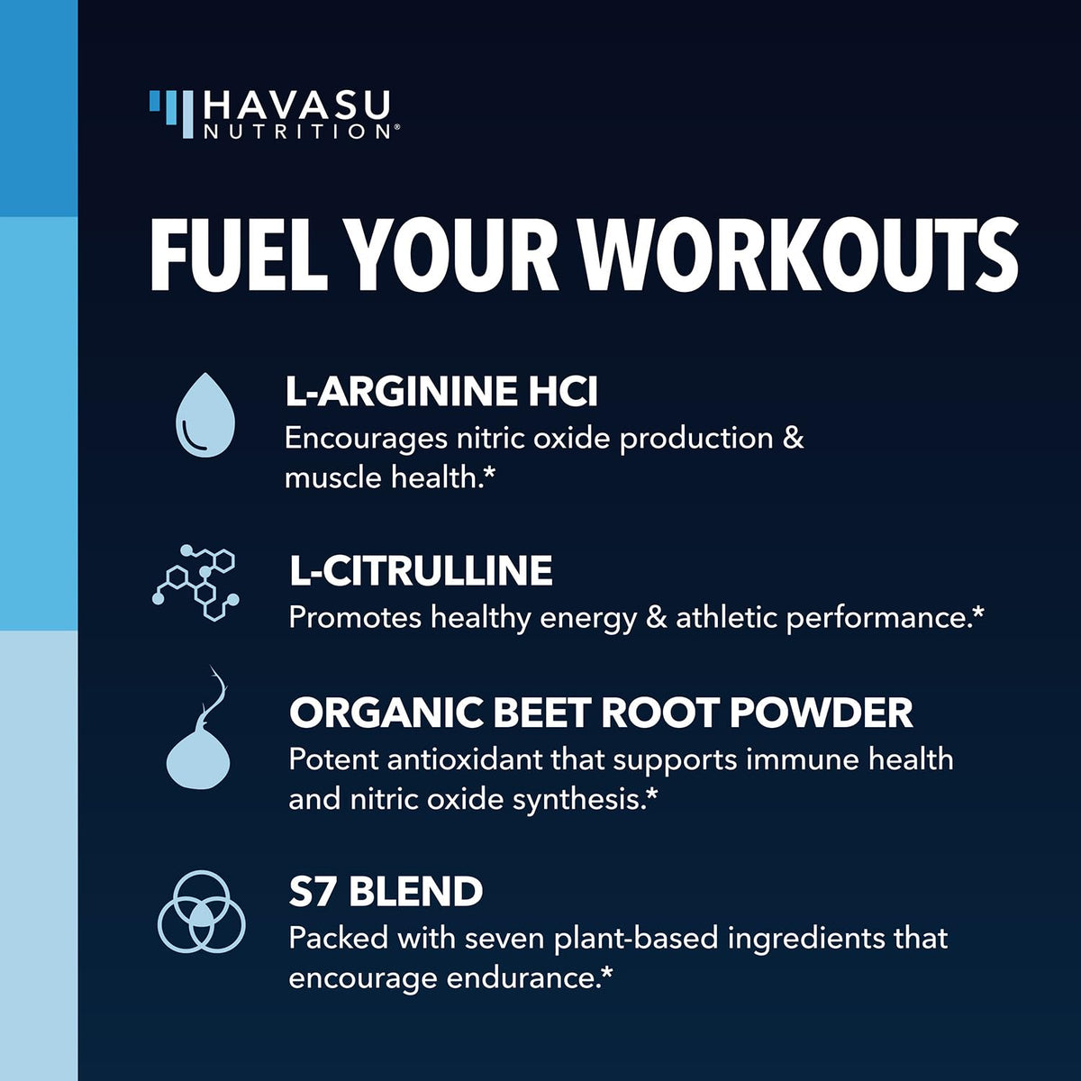 HAVASU NUTRITION L-Arginine Poudre 118g contenant ouvert