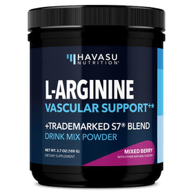 HAVASU NUTRITION L-Arginine Poudre Saveurs Mélangées 141g vue de face