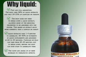 Hawaii Pharm Spirulina extrait liquide sans alcool 60 ml avec prise en main