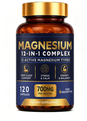 HAYTHMDC Complexe de Magnésium 12 en 1 120 Capsules vue avant