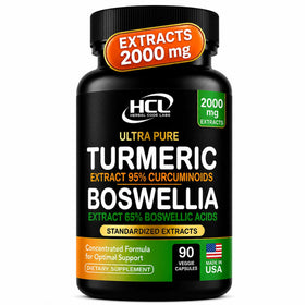 HCL HERBAL CODE LABS Complément Curcuma Boswellia 2000 mg - vue de face