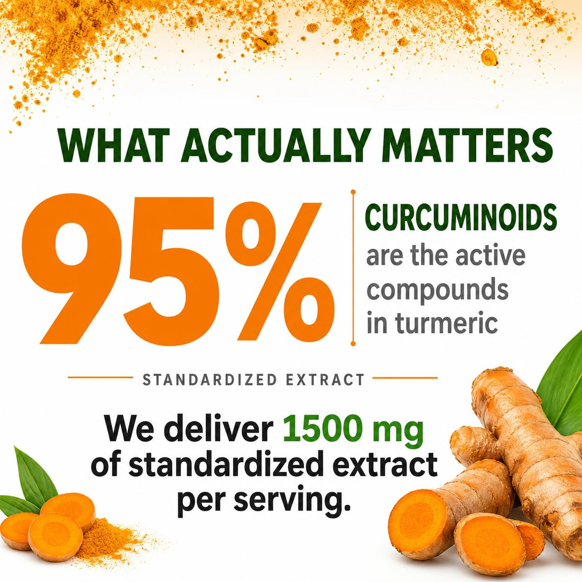 HCL HERBAL CODE LABS Extrait de Curcuma Curcumin 1500mg avec ingrédients naturels