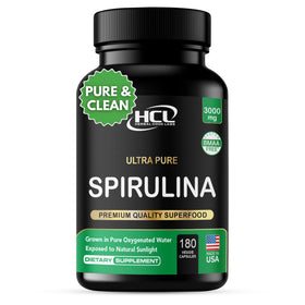 HCL HERBAL CODE LABS Spiruline en gélules 3000 mg vue de face