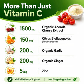 HCL HERBAL CODE LABS Vitamine C Naturelle Bio 118g étiquette