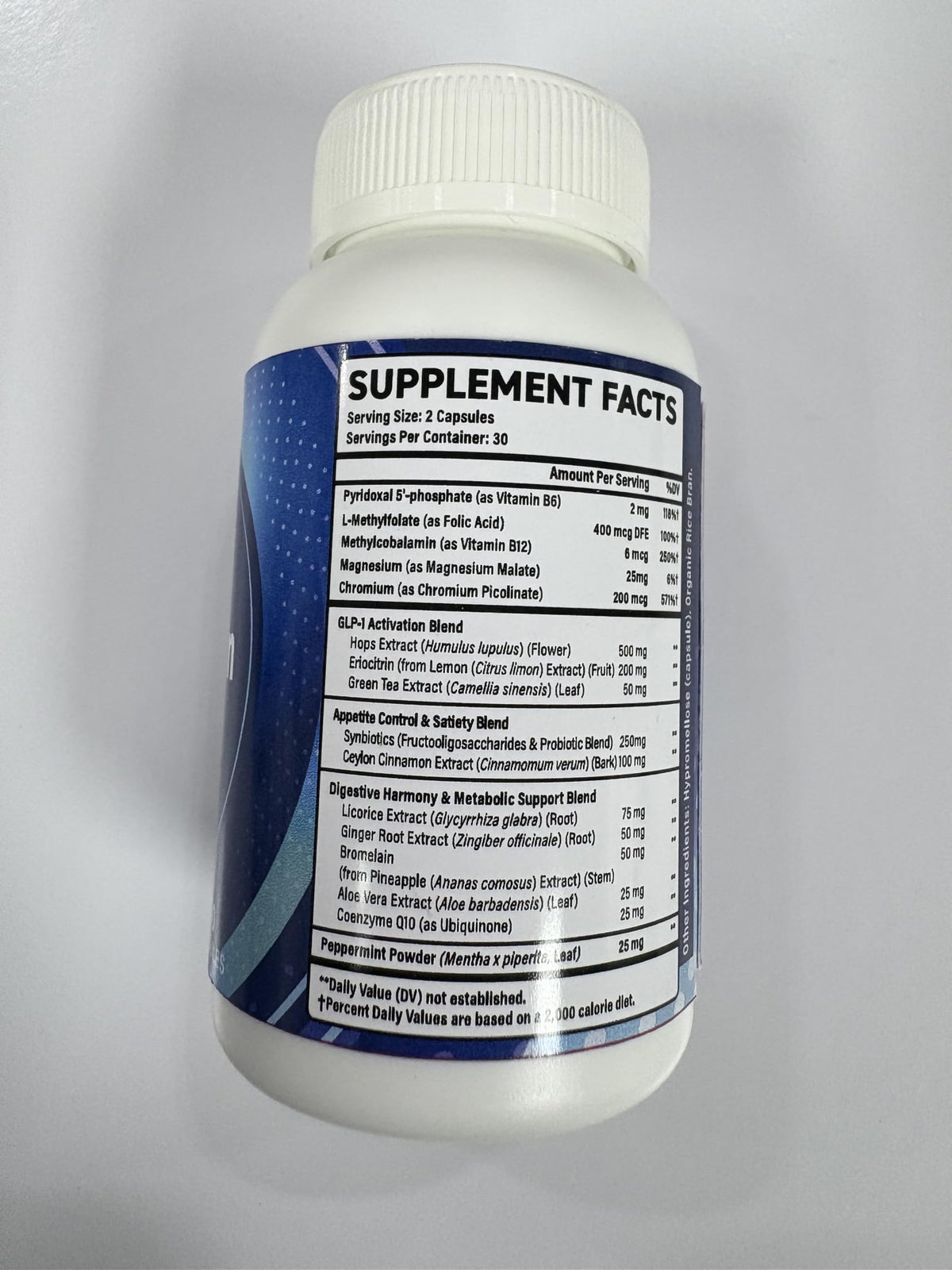 Heafetine GLP-1 Activation emballage et étiquette