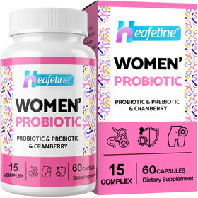 Heafetine Probiotiques Vaginales 60 capsules vue de face