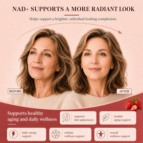 Healliance NAD 1000mg sachets, vue de près avec détails des ingrédients
