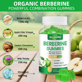 HEALOADING Gommes de Berbérine avec ingrédients naturels