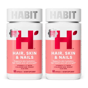 Health By Habit Complément Alimentaire Cheveux, Peau & Ongles 120 Capsules - Vue de face