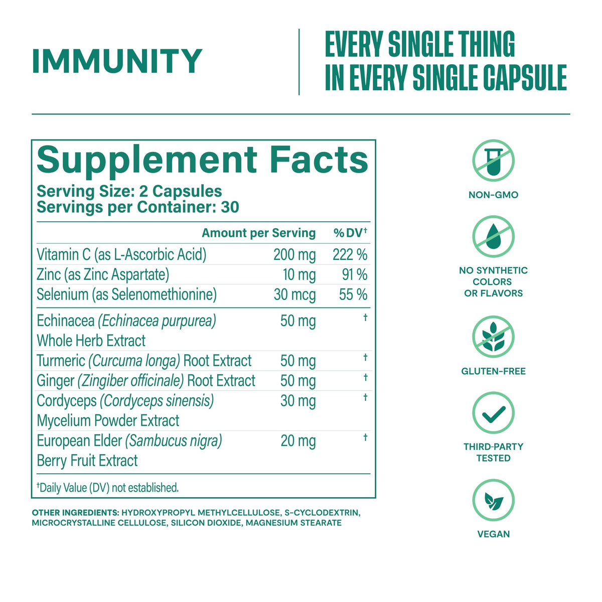 Health By Habit Complément Alimentaire daily wellnessé capsules dans un verre